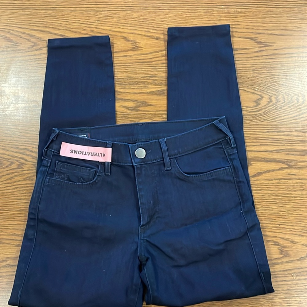 New True Religion Halle Mid Rise Super Skinny Jens sz 27